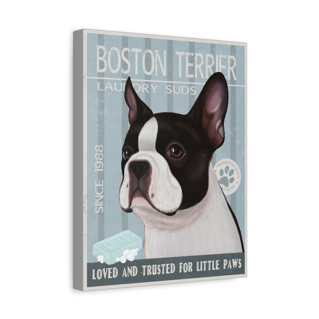 Canvas Wall Art Boston Terrier