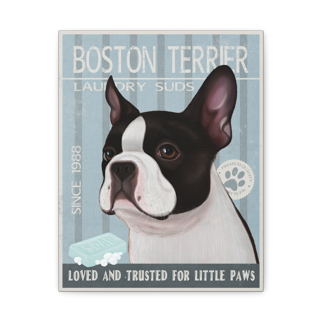 Canvas Wall Art Boston Terrier
